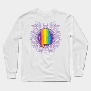 Alabama Mandala Pride Long Sleeve T-Shirt